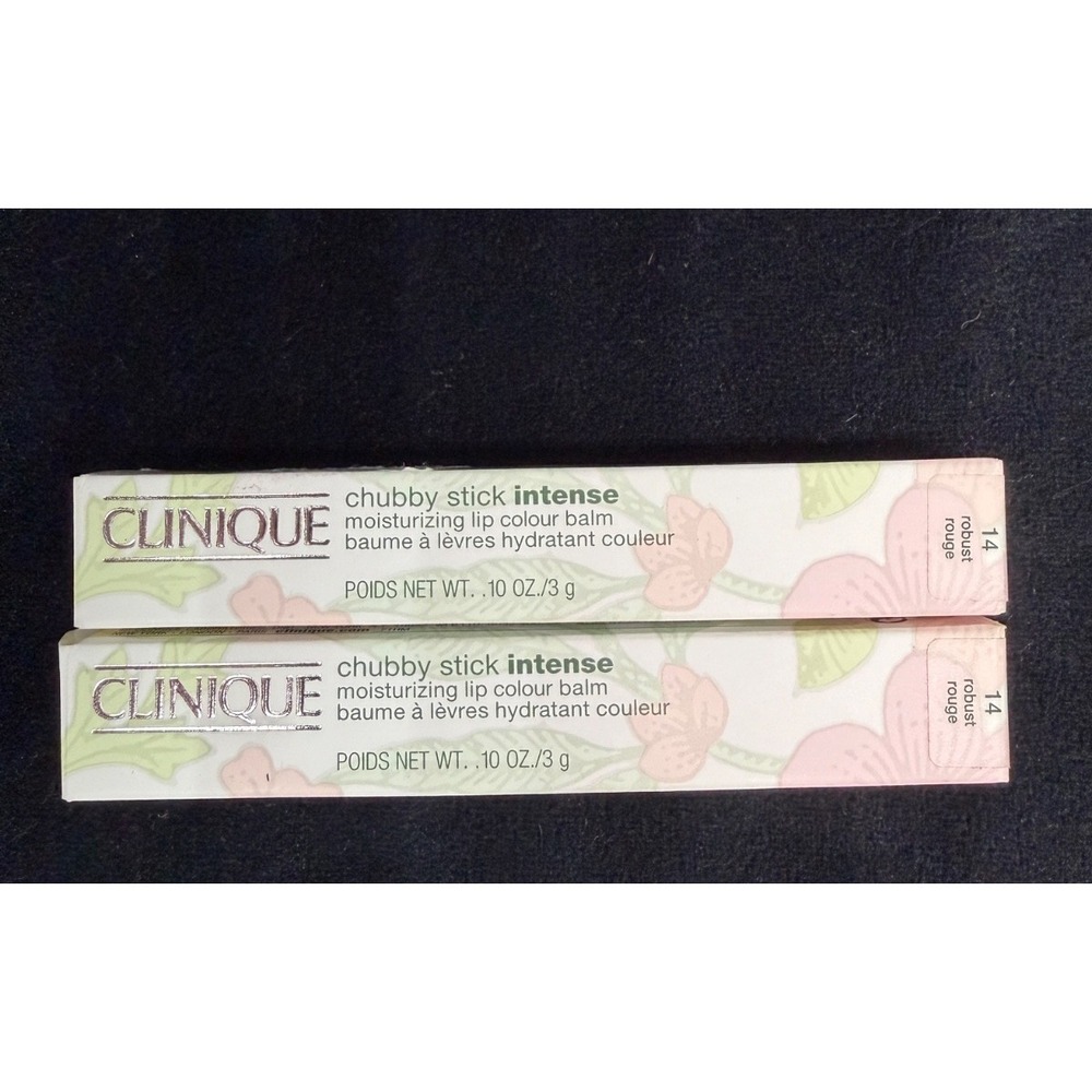 CLINIQUE Chubby Stick Intense Moisturizing Lip Colour Balm 14 Robust Rouge (2) - Picture 2 of 2
